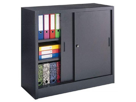 Armoire de bureau à rideaux