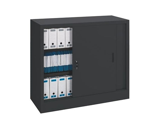 Armoire de bureau à rideaux