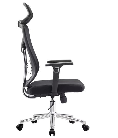 Chaise ergonomique réf 911S ( DOSSIER EN ALUMINIUM )