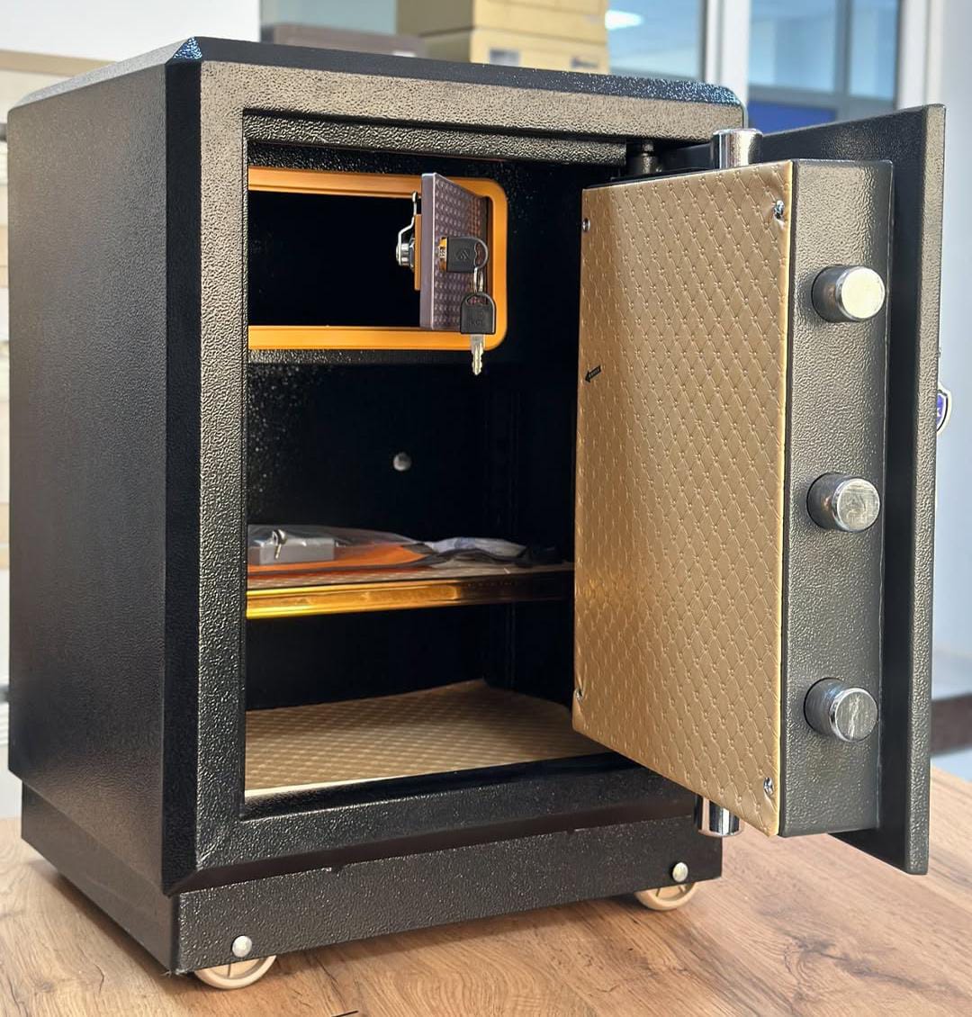 coffre-fort H2-720 & ( Empreinte digitale + double serrure + code tactile )