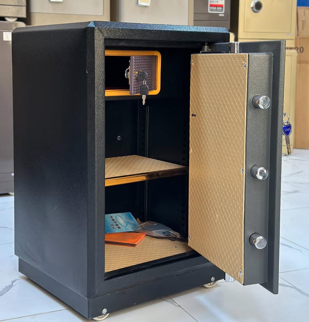 coffre-fort H2-820 & ( Empreinte digitale + double serrure + code tactile )